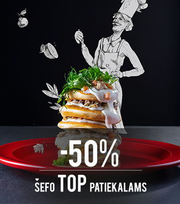 Šefo TOP patiekalams -50%