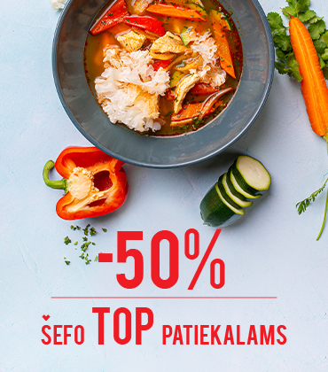 Šefo TOP patiekalams -50%