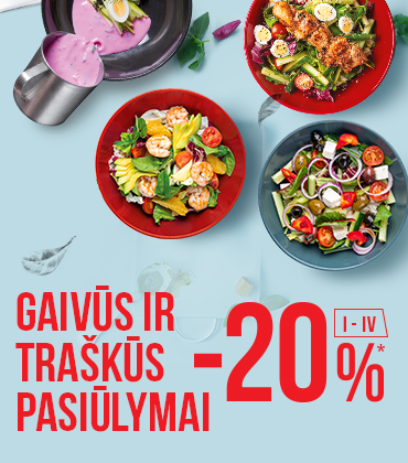 Gaivūs ir traškūs pasiūlymai